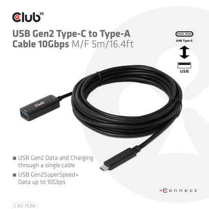club3d-cable-usb-c-usb-a-10gbps-5m-mh