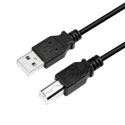 cable-usb-logilink-usb-20-2x-macho-5-m-negro