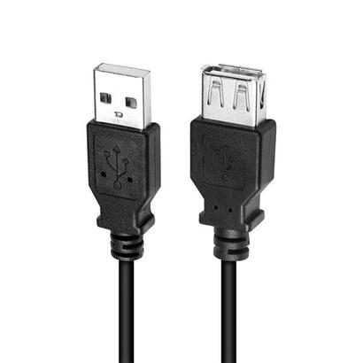 cable-usb-logilink-usb-20-macho-hembra-de-3-m-negro