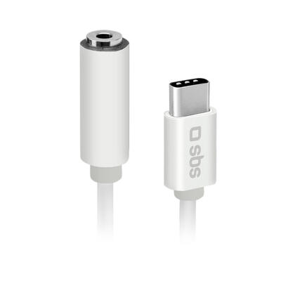 sbs-teintjacktycfmw-cable-de-telefono-movil-blanco-009-m-35mm-usb-c