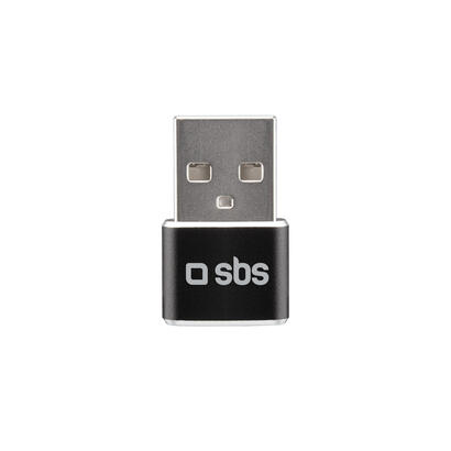 sbs-teadaptusbtc-cambiador-de-genero-para-cable-usb-type-a-usb-tipo-c-negro