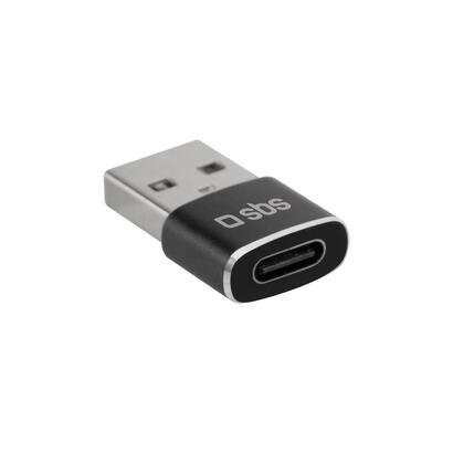 sbs-teadaptusbtc-cambiador-de-genero-para-cable-usb-type-a-usb-tipo-c-negro