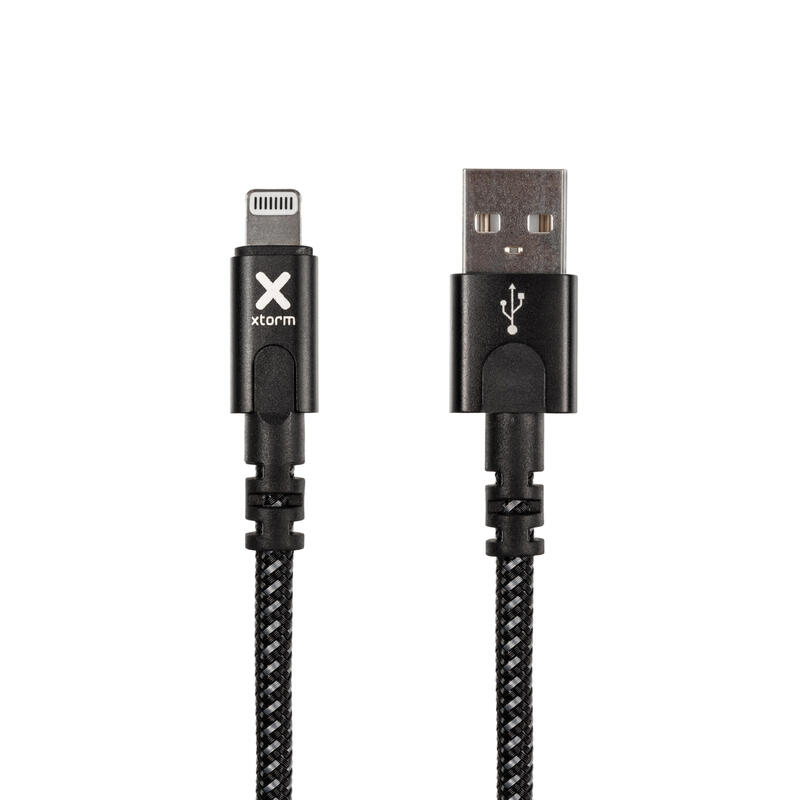 cable-usb-20-lightning-xtorm-cx2021-usb-macho-lightning-macho-3m-negro