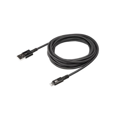 cable-usb-20-lightning-xtorm-cx2021-usb-macho-lightning-macho-3m-negro