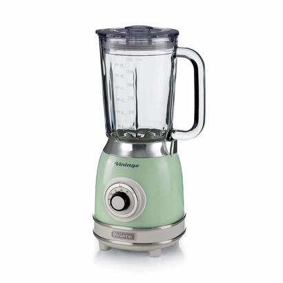 ariete-batidora-de-vaso-vintage-1000w-jarra-vidrio-15l-4-cuchillas-acero-inoxidable-4-velocidades-verde