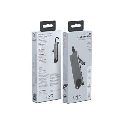 linq-hub-6-puertos-pro-usb-c-gris-linq