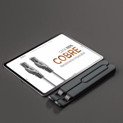 aisens-soporte-de-sobremesa-ajustable-para-portatil-tablet-gris-oscuro