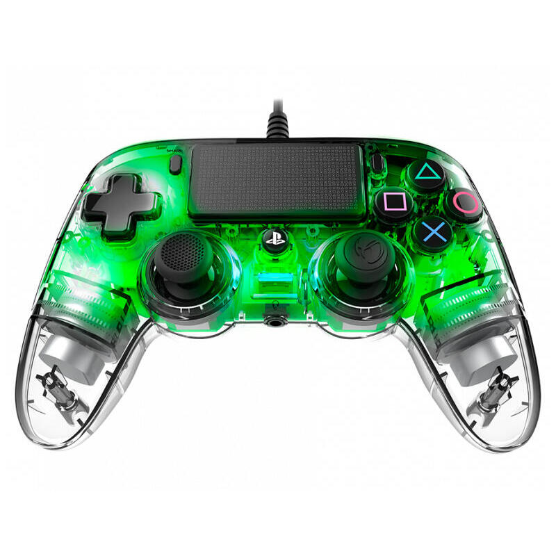 gamepad-nacon-ps4-cristal-verde-cable-3mtouchpadluz-ledentrada-auricular-ps4ofcpadclgreen