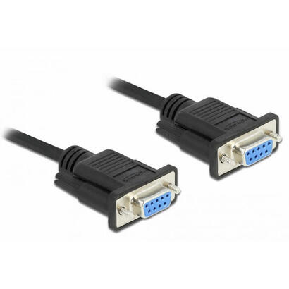 delock-cable-serie-rs-232-d-sub-9-hembra-a-hembra-nullmodem-2m