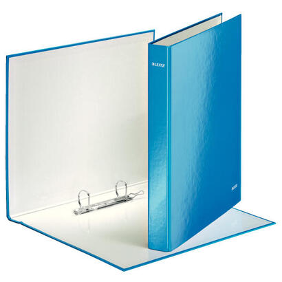 leitz-carpeta-wow-anillas-mixtas-2x25-mm-a4-carton-forrado-plastificado-azul