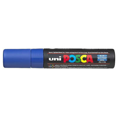uniball-marcador-posca-pc-17k-no-permanente-punta-biselada-15mm-azul