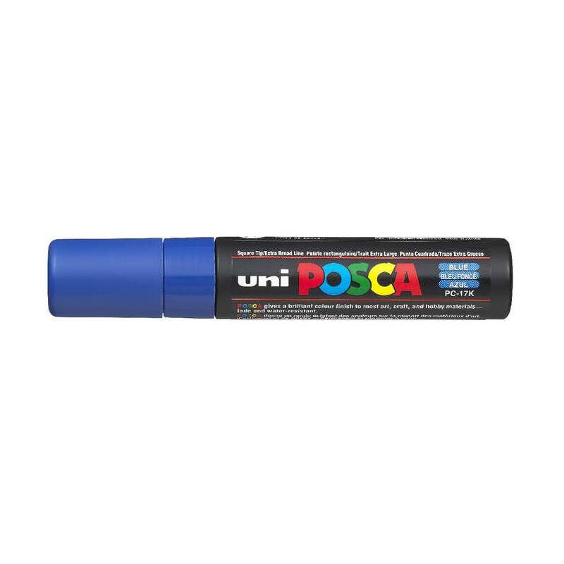 uniball-marcador-posca-pc-17k-no-permanente-punta-biselada-15mm-azul uniball-marcador-posca-pc-17k-no-permanente-punta-biselada-15mm-azul