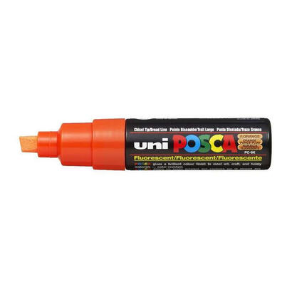 uniball-marcador-posca-pc-8k-no-permanente-punta-biselada-80mm-naranja-fluor