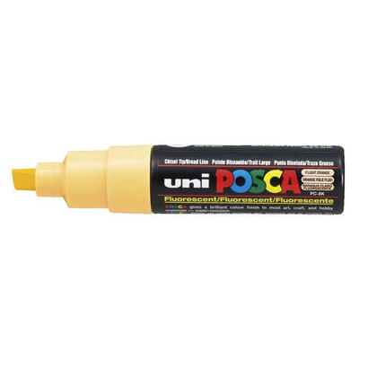 uniball-marcador-posca-pc-8k-no-permanente-punta-biselada-80mm-naranja-claro-fluor