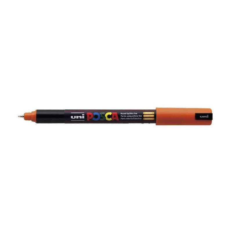 posca-marcador-pc-1mr-no-permanente-punta-extrafina-07mm-naranja posca-marcador-pc-1mr-no-permanente-punta-extrafina-07mm-naranja