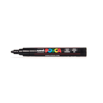 posca-marcador-pc-5m-no-permanente-punta-forma-de-bala-18-25-mm-negro