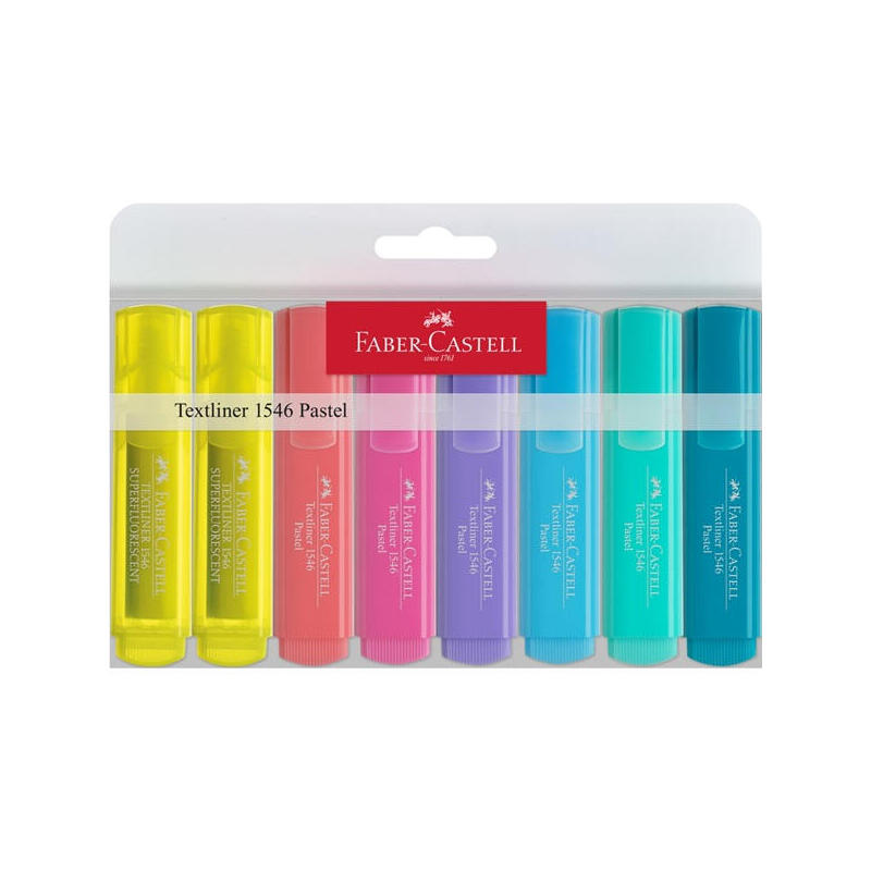 faber-castell-marcadores-fluorescentes-textliner-46-colores-surtidos-pastel-blister-8u-