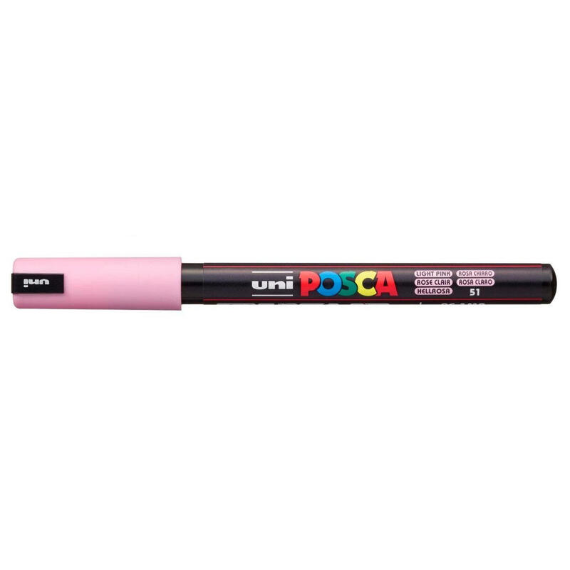 posca-marcador-pc-1mr-no-permanente-punta-extrafina-07mm-rosa-claro