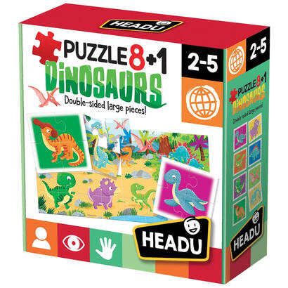 headu-puzzle-81-dinosaurios-grandes-piezas-doble-cara-2-5-anos