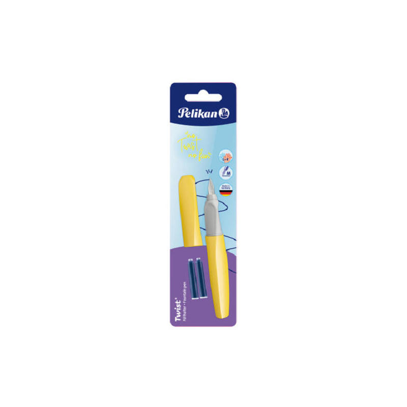 pelikan-820219-pluma-estilografica-sistema-de-carga-por-cartucho-amarillo-1-piezas