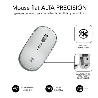 raton-optico-wireless-mini-flat-silver-subblim-hasta-1600dpi-inalambrico-silent-click-ambidiestro