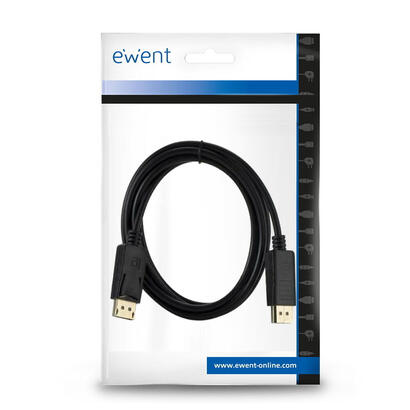 ewent-ec1407-cable-displayport-3-m-negro