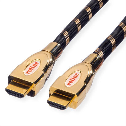cable-roline-11045690-hdmi-1-m-hdmi-tipo-a-estandar-negro-oro
