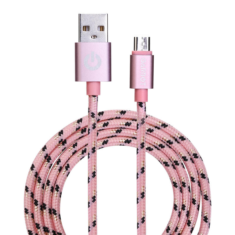 garbot-c-05-10196-cable-usb-1-m-usb-a-micro-usb-b-rosa