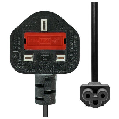 proxtend-power-cord-uk-to-c5-1m-black