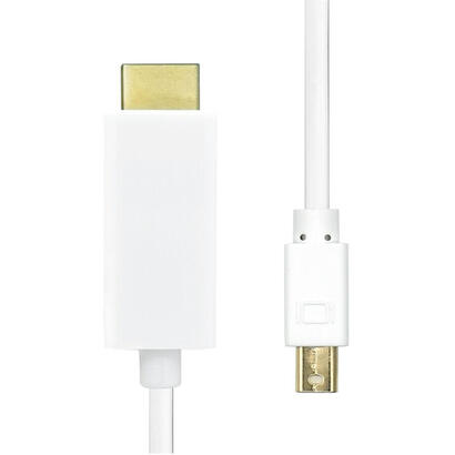 proxtend-mdp12-hdmi-005w-adaptador-de-cable-de-video-5-m-mini-displayport-blanco