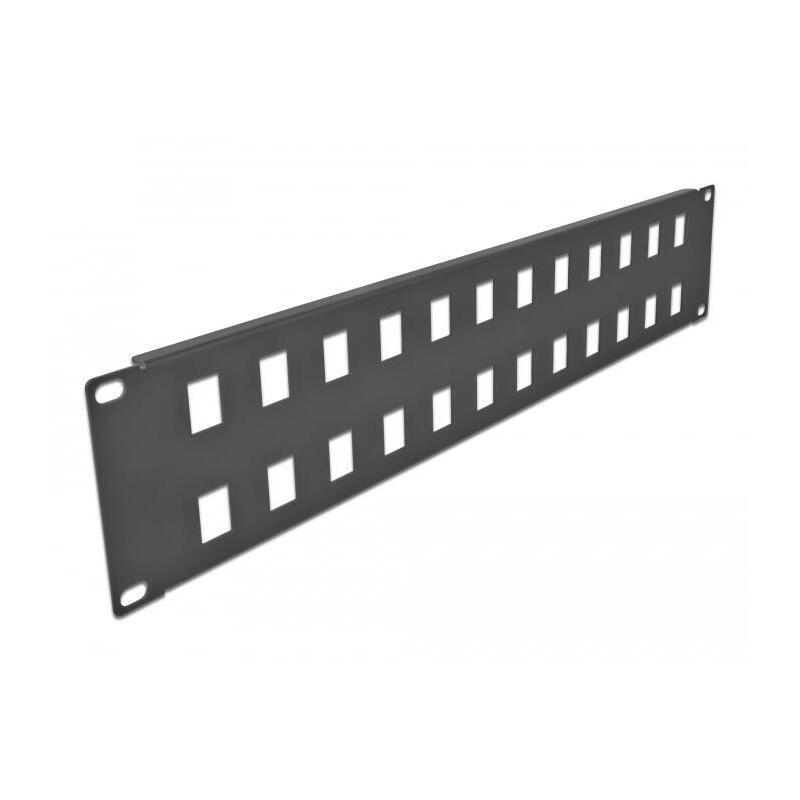 delock-19-keystone-patchpanel-24-port-2-he-negro