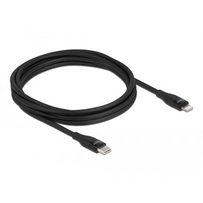 delock-cable-usb-tipo-c-a-lightning-negro-2-m-mfi