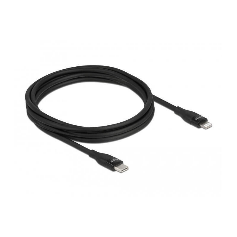 delock-cable-usb-tipo-c-a-lightning-negro-2-m-mfi