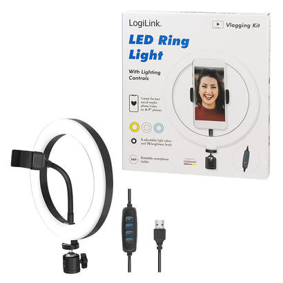 anillo-de-luz-para-selfie-smartphone-logilink-diametro-20-cm-cable-de-18-m