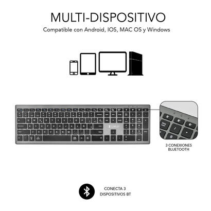 teclado-espanol-pure-extended-grey-subblim-bluetooth-51-multidispositivo-hasta-3-dispositivos