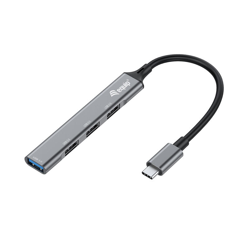 hub-usb-c-equip-life-usb-1-puerto-usb-30-3-puertos-usb-20-carcasa-aluminio