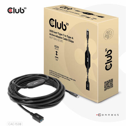 club3d-cable-usb-32-typ-c-usb-typ-a-5gbps-mh-10m-retail
