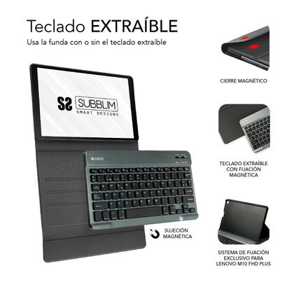 funda-teclado-tablet-keytab-pro-bt-lenovo-m10-fhd-tb-x606-103-black-subblim-exclusiva-lenovo-tab-m10-fhd-tb-x606-bluetooth