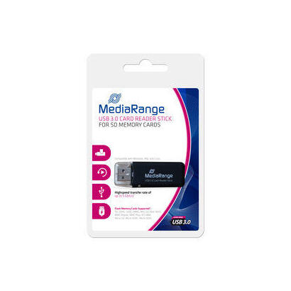 mediarange-mrcs507-lector-de-tarjeta-usb-32-gen-1-31-gen-1-negro