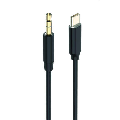 2go-797219-cable-de-audio-1-m-35mm-usb-tipo-c-negro