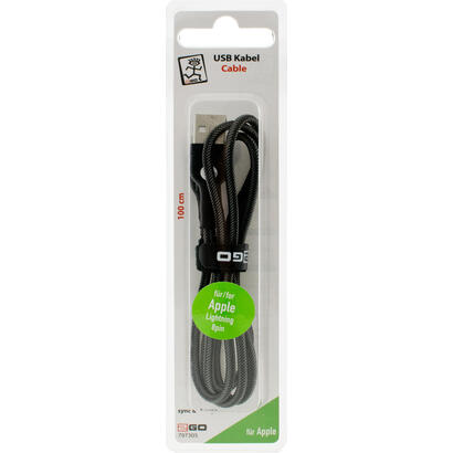 2go-cable-usb-a-lightning-1m-negro