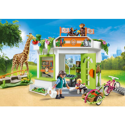 playmobil-70900-zoo-vet-practice-juguete-de-construccion-70900