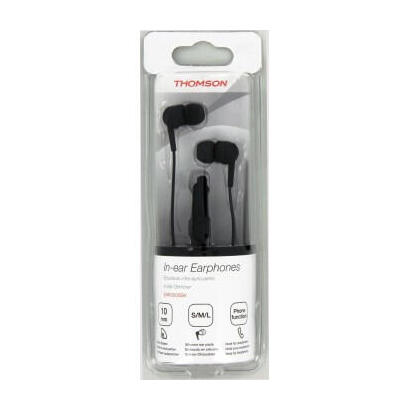 thomson-auriculares-boton-ear3005-negro