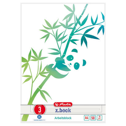 herlitz-greenline-cuaderno-y-block-a4-50-hojas-verde-blanco