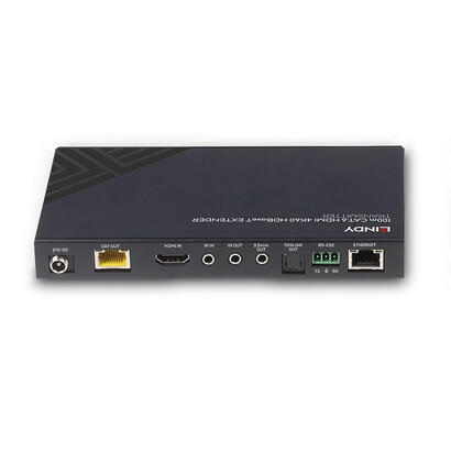 lindy-38341-extensor-audiovideo-transmisor-de-senales-av-negro-lindy-transmitter-hdbaset-100m-cat6-hdmi-4k60