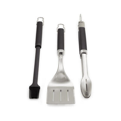 weber-grill-cutlery-precision-3-pcs-stainless-steel-black