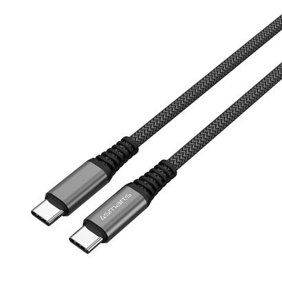4smarts-cable-usb-c-usb-c-premium-100w-15m-negro