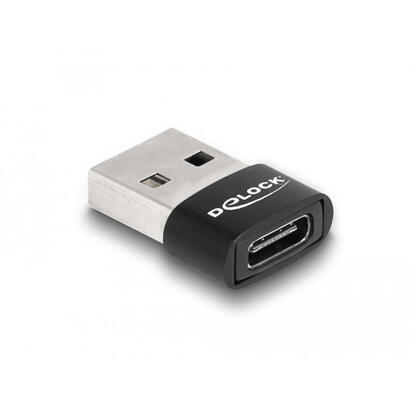 delock-usb-20-adaptador-usb-typ-a-macho-a-usb-tipo-c-hembra-negro