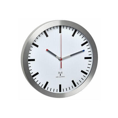 tfa-dostmann-60352802-reloj-de-pared-alrededor-aluminio-blanco