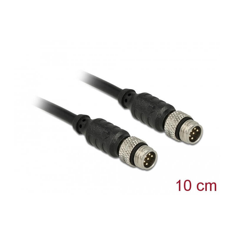 delock-m8-sensor-aktorverlangerungscable-6-pin-stecker-zu-6-pin-stecker-wasserdicht-10-cm